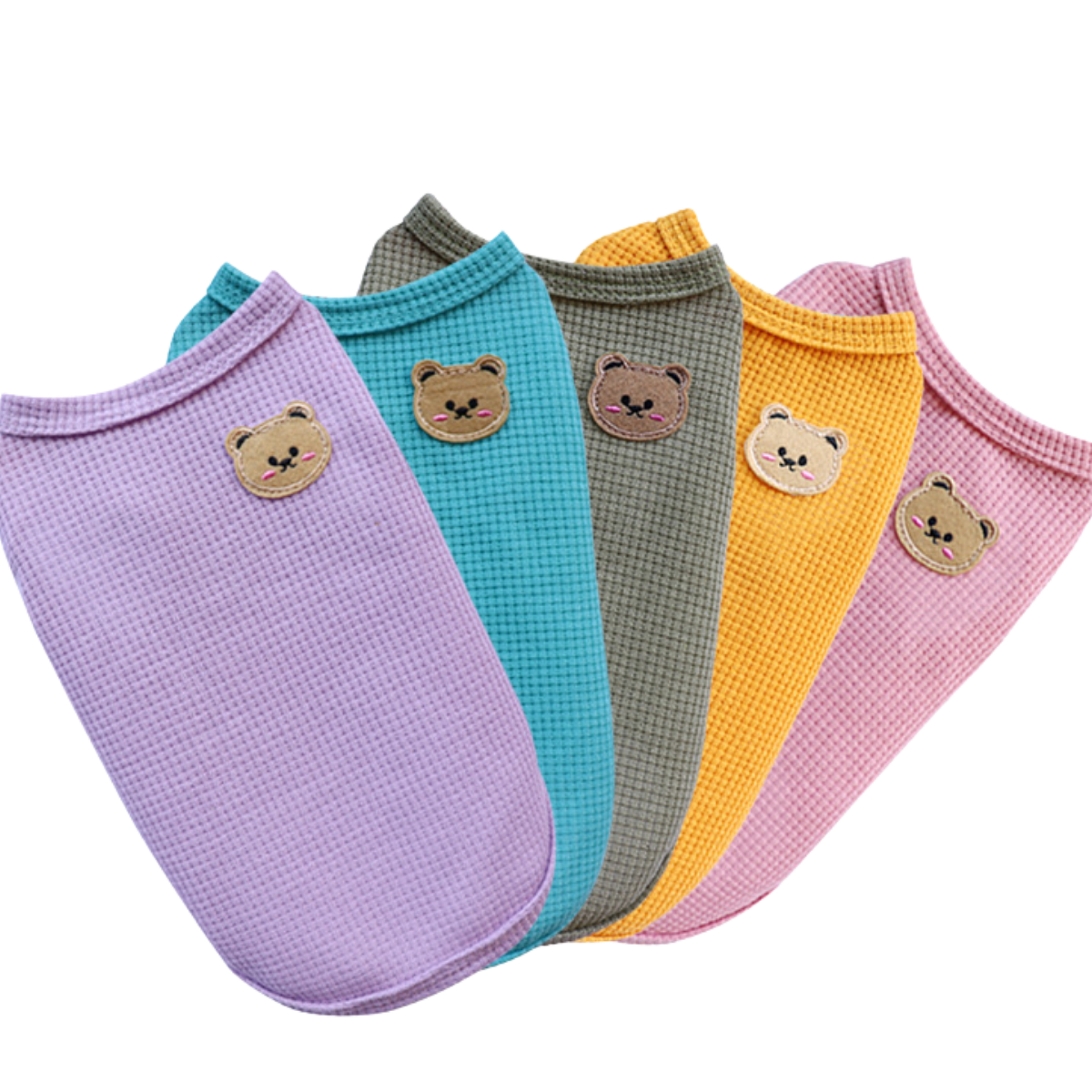 Waffle Texture Cat Vest