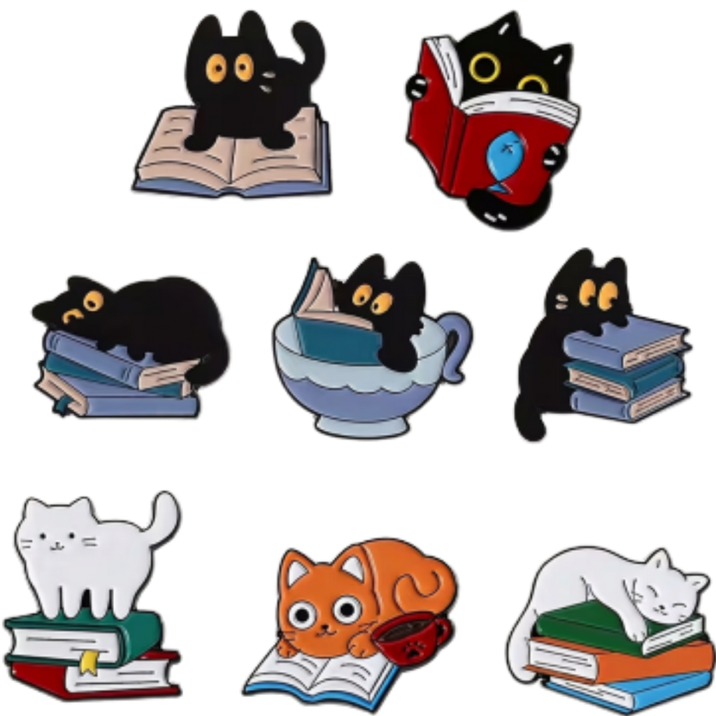 Enamel Cat Pins