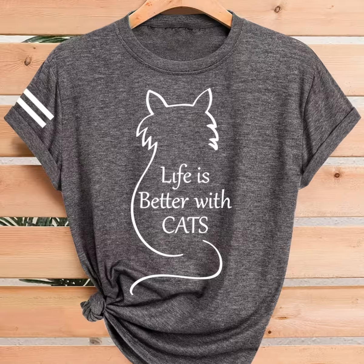 Life is Better with Cats Graphic T-Shirts
