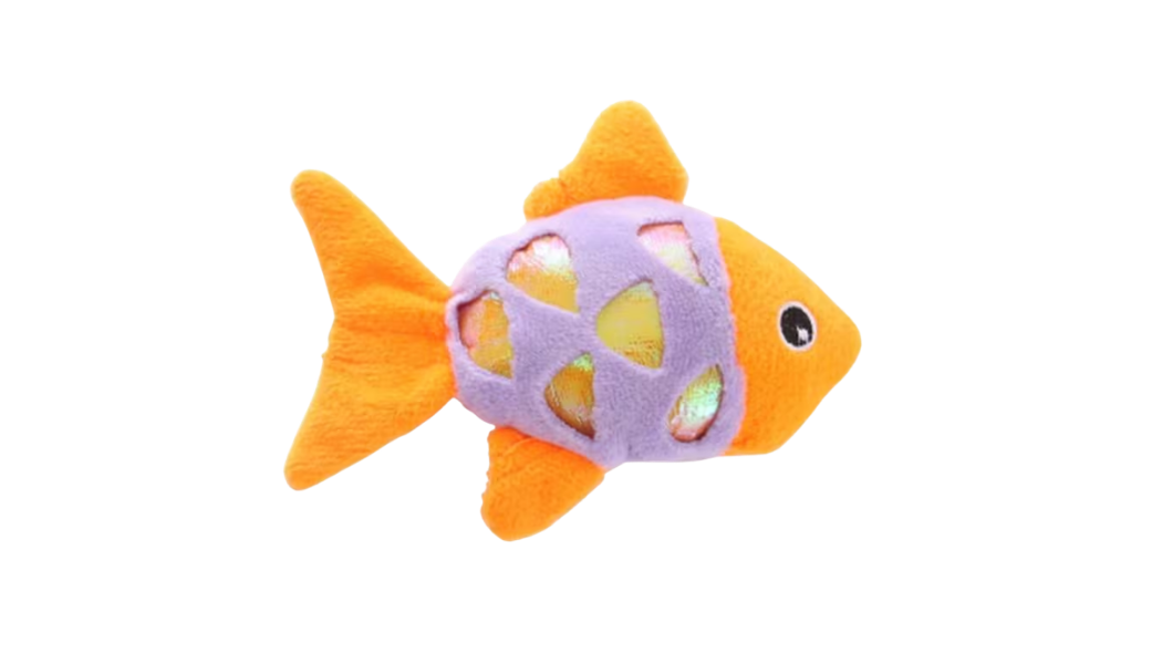 Plush Fish Shaped Cat Toy
