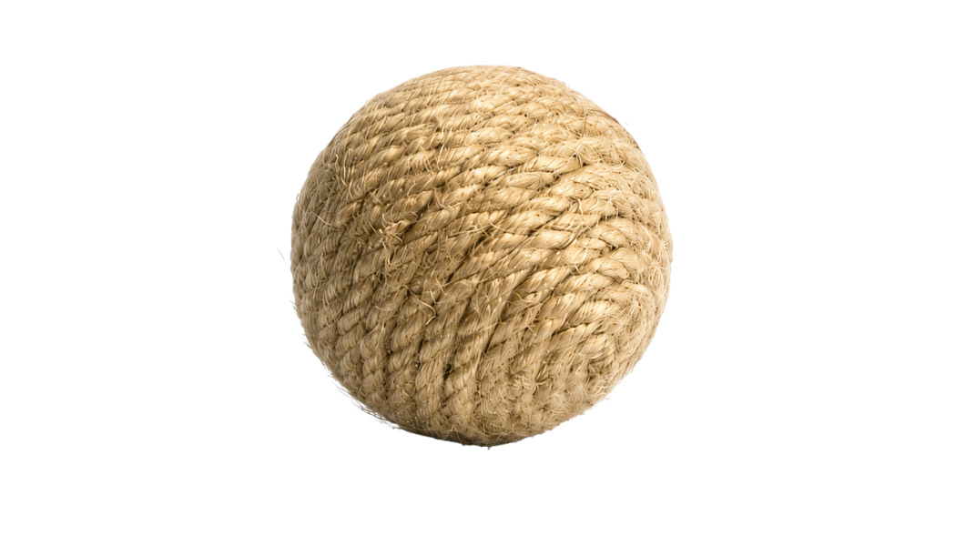 Natural Sisal Ball Cat Toy
